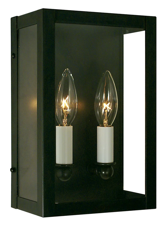 Vintage Two Light Wall Sconce in Satin Black (37|VIS-7AM-BK)