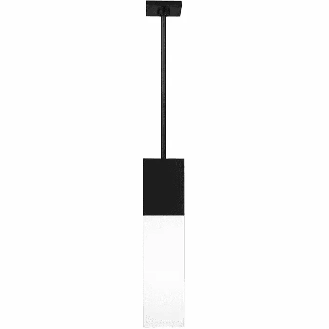 Visual Comfort Modern 700OPKLM92720BUNV Kulma Black LED Exterior Mini Hanging Lamp