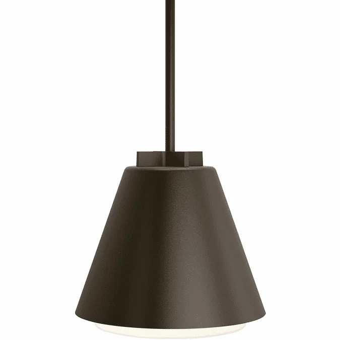 Visual Comfort Modern BOWMAN-12-PENDANT Bowman Modern LED Outdoor 12.6″ Pendant Lighting Fixture