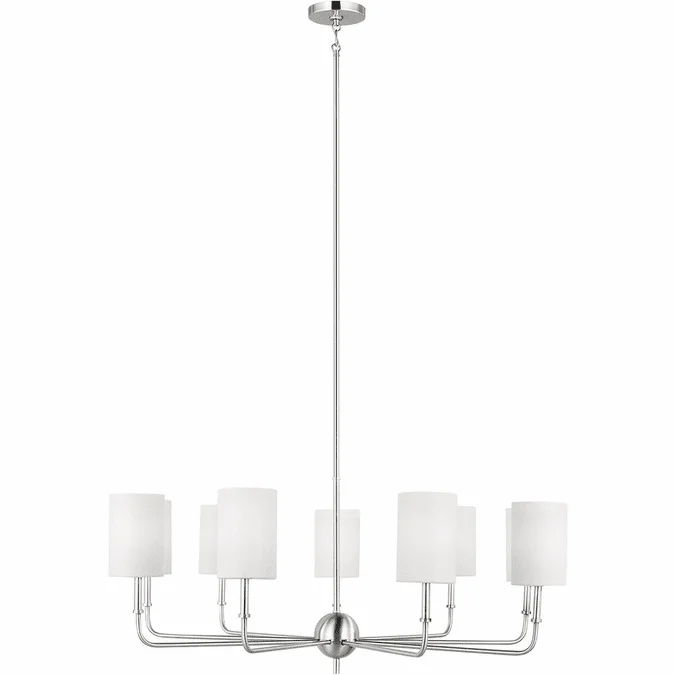 Visual Comfort Studio 3109309EN-962 Foxdale Brushed Nickel 36″ Chandelier Light