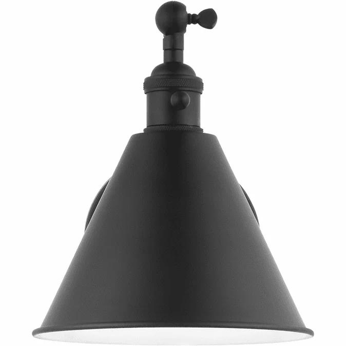 Visual Comfort Studio 4198101EN3-112 Salem Contemporary Midnight Black LED Wall Lamp