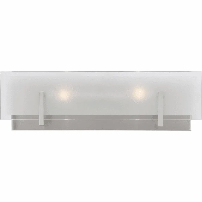 Visual Comfort Studio 4430802-962 Syll Contemporary Brushed Nickel 18″ Bath Sconce