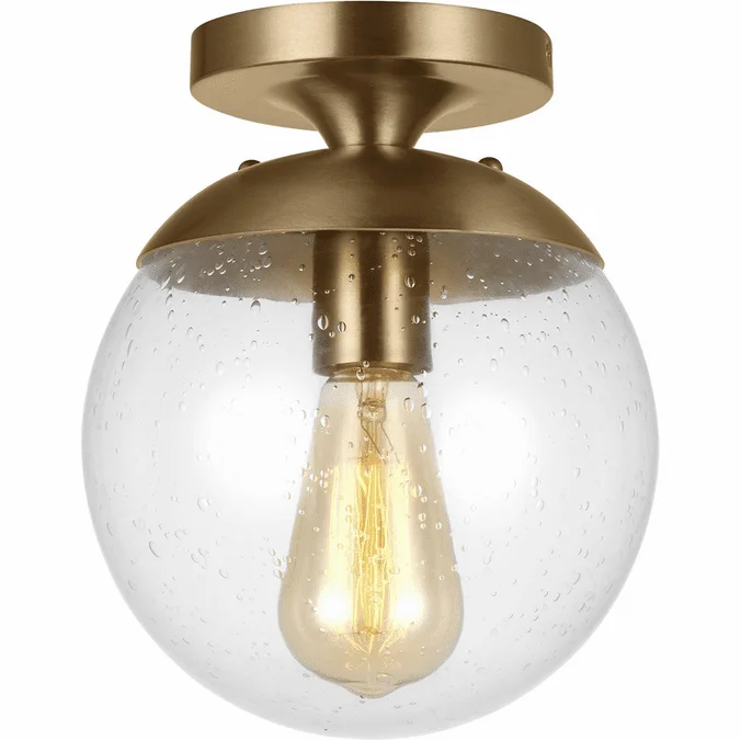 Visual Comfort Studio 7501801-848 Leo – Hanging Globe Contemporary Satin Brass Ceiling Lighting