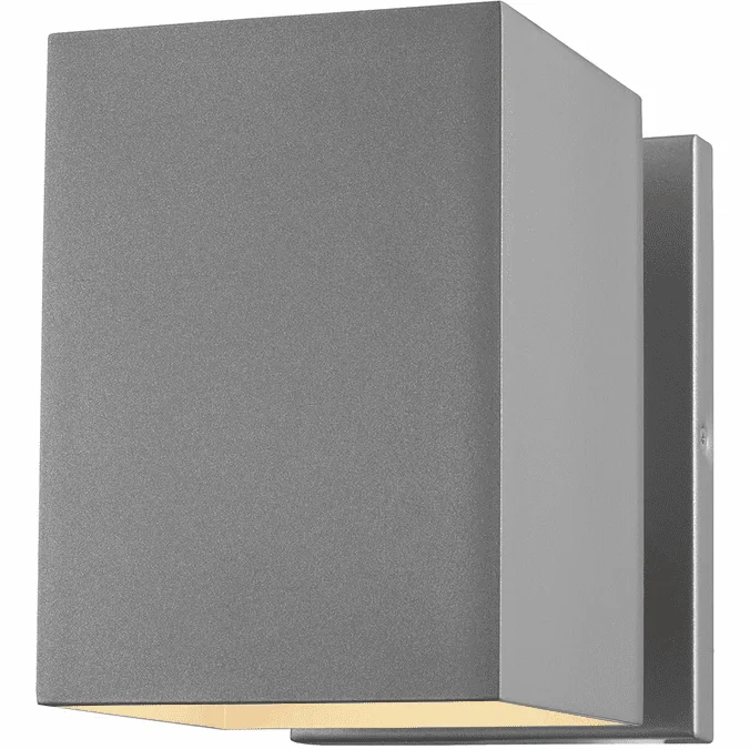 Visual Comfort Studio 8531701-753 Pohl Contemporary Painted Brushed Nickel Exterior 7″ Wall Mounted Lamp