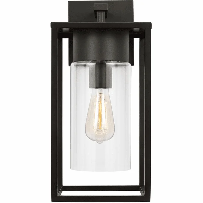 Visual Comfort Studio 8731101-71 Vado Contemporary Antique Bronze Exterior 8″ Wall Light Sconce