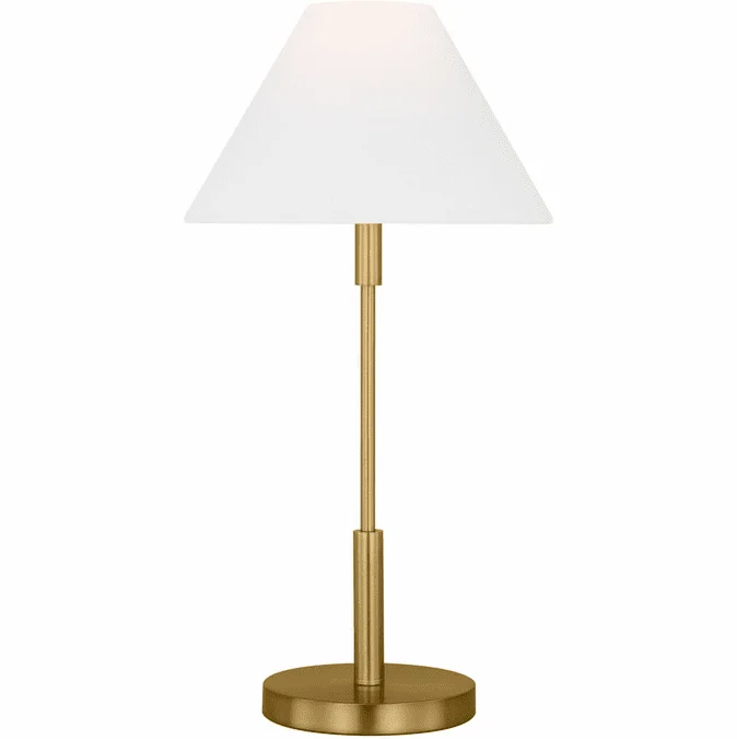Visual Comfort Studio DJT1011SB1 Porteau Modern Satin Brass LED Table Lighting