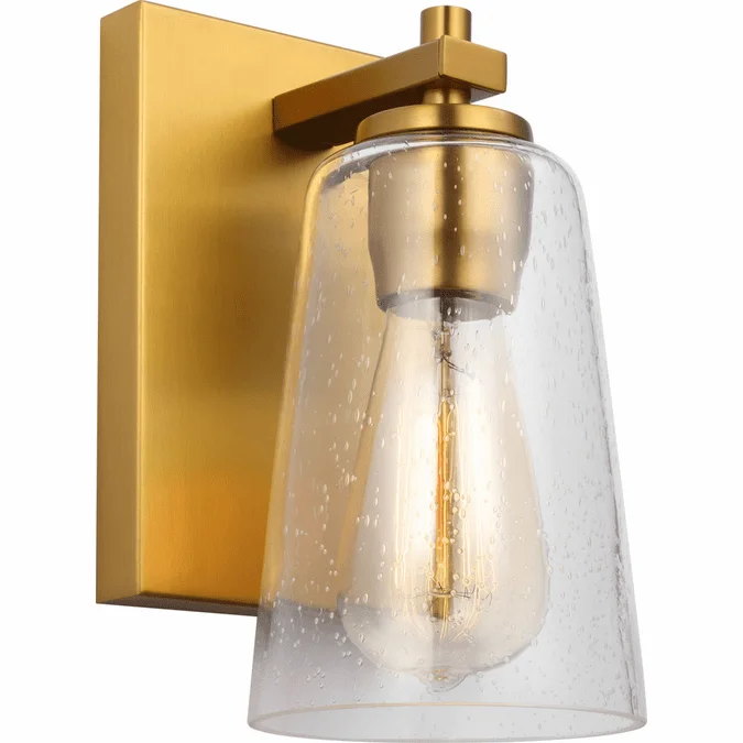 Visual Comfort Studio VS24301BBS Mercer Contemporary Burnished Brass Sconce Lighting