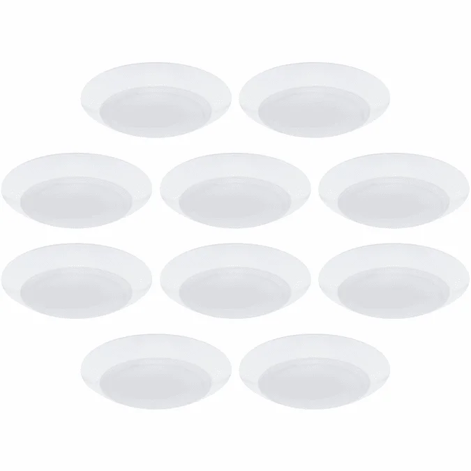 WAC Lighting FM-306-9CS-WT-10 Disc Contemporary White LED Ceiling Lights (pack of 10)