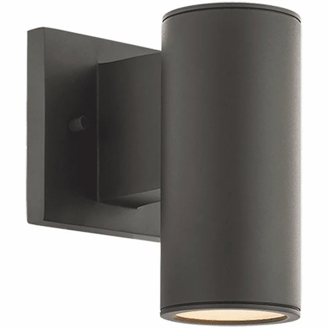 WAC Lighting WS-W190208-30-BZ Cylinder Modern Bronze LED Outdoor Lighting Sconce