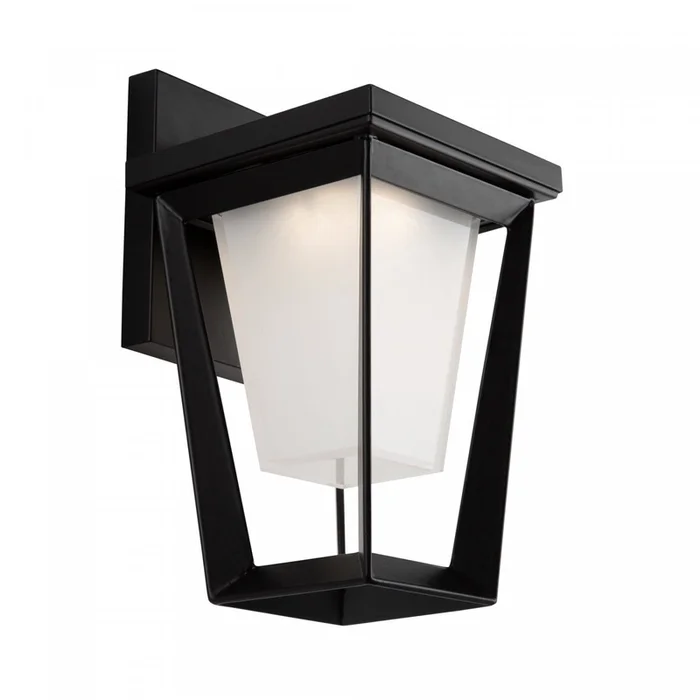Waterbury 10 W LED Black Outdoor Wall Light | Applique murale Waterbury noire DEL de 10W pour l’extrieur | D06HR46Z