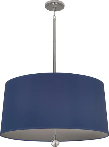 Williamsburg Custis Three Light Pendant in Polished Nickel (165|WB328)