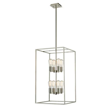 Williamsport Eight Light Pendant in Brushed Nickel (45|CN150882)