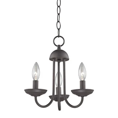 Williamsport Three Light Chandelier in Oil Rubbed Bronze (45|1523CH/10)