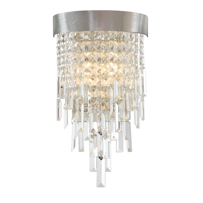 winfield 2 light antique silver sconce