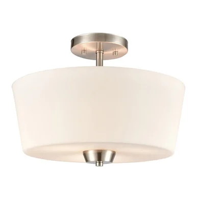 Winslow Three Light Semi Flush Mount in Brushed Nickel (45|CN310282)