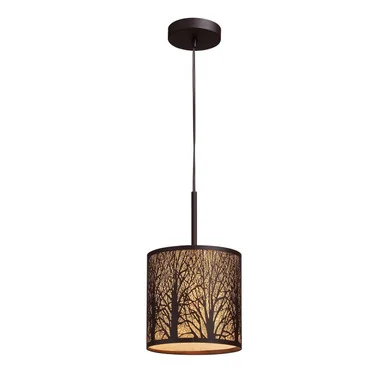 Woodland Sunrise One Light Mini Pendant in Aged Bronze (45|31073/1)