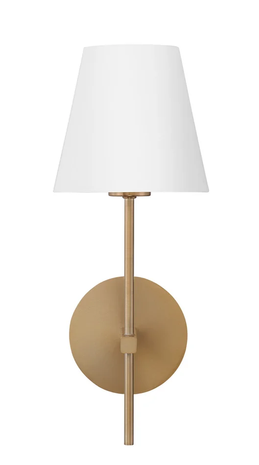 Xavier One Light Wall Sconce in Vibrant Gold (60|XAV-B8321-VG)