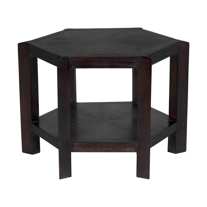yehuda large side table, sombre finish
