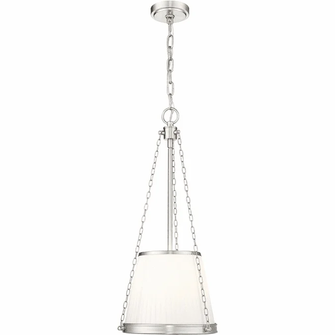 Z-Lite 1954P12-BN Madeline Contemporary Brushed Nickel Mini Drop Ceiling Light Fixture