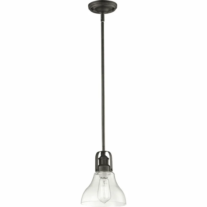 Z-Lite 323-8MP-VB Forge Vintage Bronze 7.5″ Wide Mini Pendant Lamp