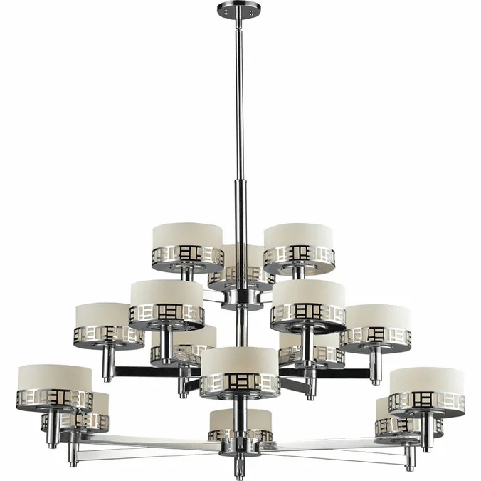 Z-Lite 328-15-CH Elea Chrome30.375″ Tall Hanging Chandelier