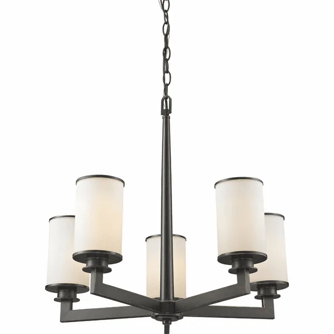 Z-Lite 413-5 Savannah Olde Bronze 23.875″ Wide Chandelier Light