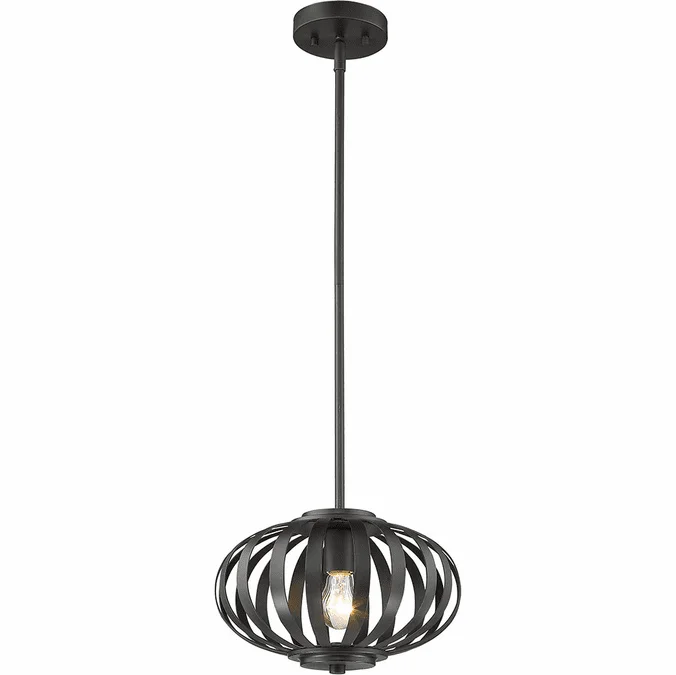 Z-Lite 438-8BRZ Moundou Modern Bronze Mini Pendant Lamp