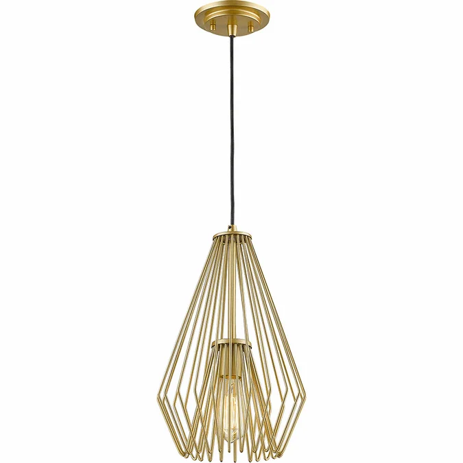 Z-Lite 442MP-MG Quintus Contemporary Metallic Gold Mini Drop Ceiling Lighting