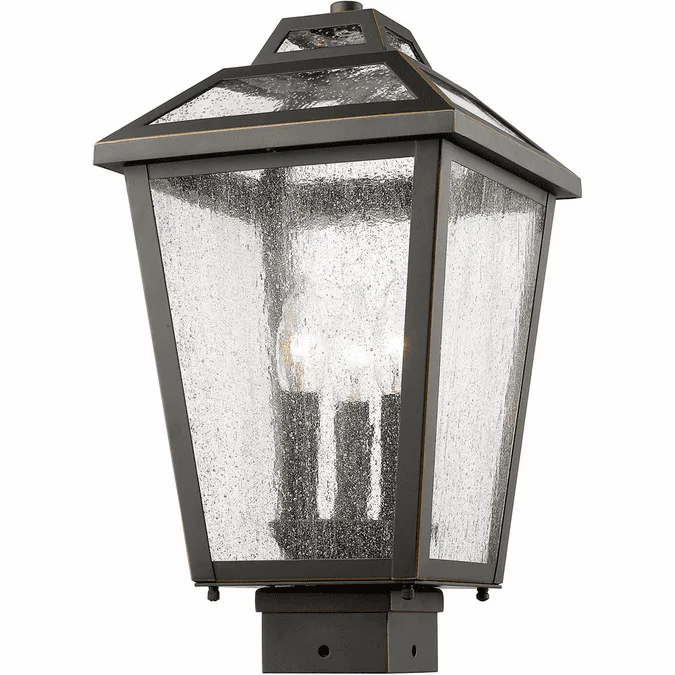 Z-Lite 539PHMS-ORB Bayland Oil Rubbed Bronze Exterior Post Lighting Fixture