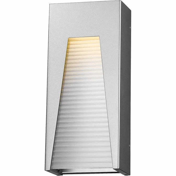 Z-Lite 561B-SL-SL-FRB-LED Millenial Modern Silver LED Outdoor Lamp Sconce