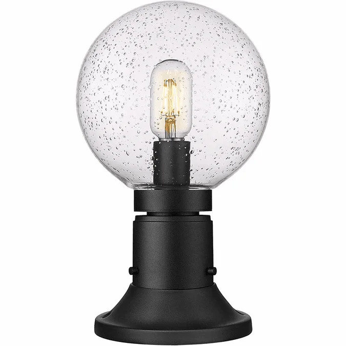 Z-Lite 599PHM-553PM-BK Laurent Modern Black 8″ Pier Mount