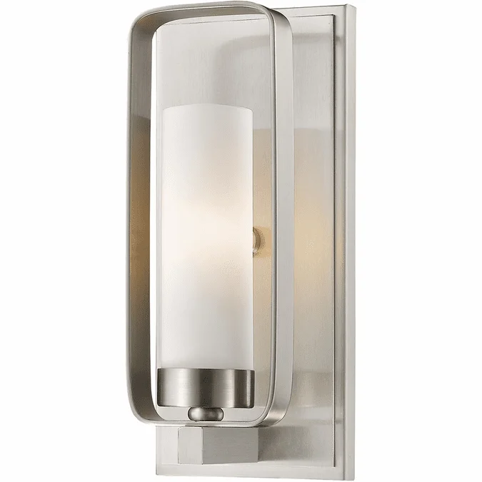 Z-Lite 6000-1S-BN Aideen Modern Brushed Nickel Wall Lamp