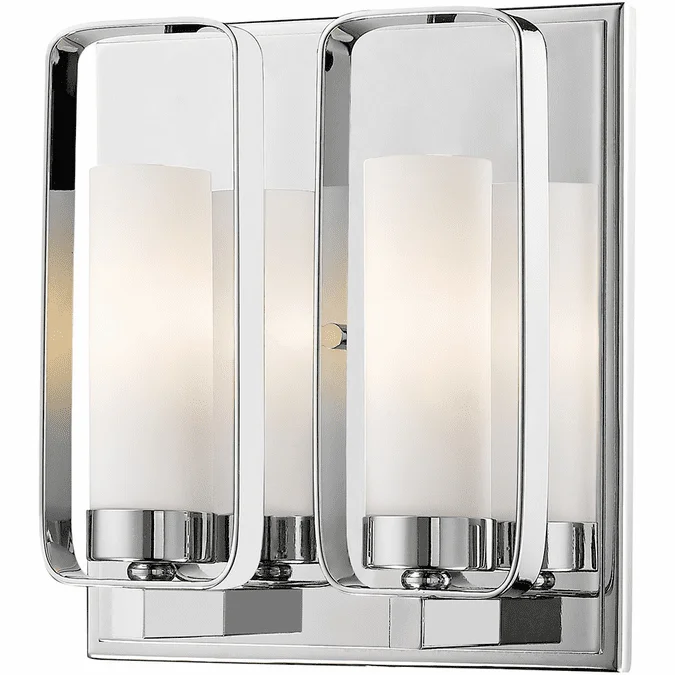 Z-Lite 6000-2S-CH Aideen Contemporary Chrome Lamp Sconce