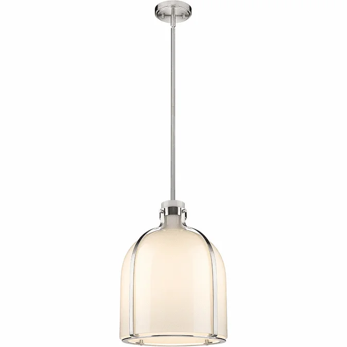 Z-Lite 818-12BN Pearson Contemporary Brushed Nickel 12″ Drop Lighting Fixture