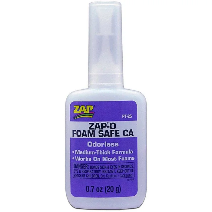 ZAP-O Foam Safe CA Glue, .7 oz
