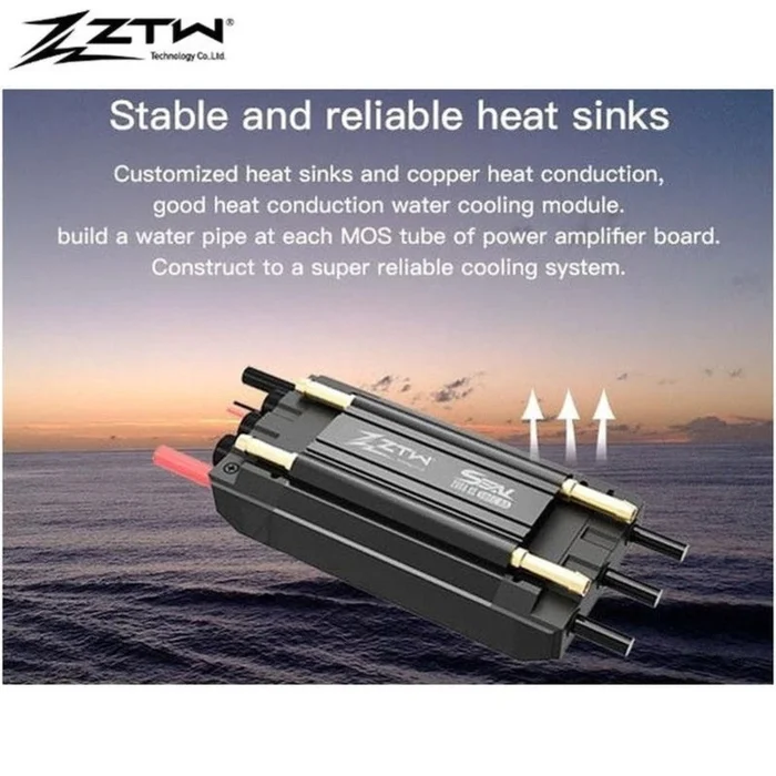 ZTW Seal 300A OPTO HV 14S All Metal Brushless ESC W/ Water Cooling System